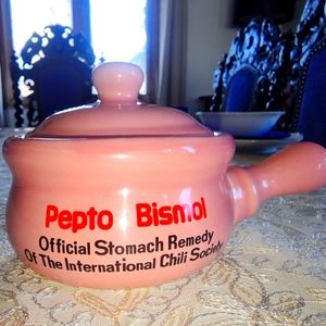 Pepto-Bismol Chili Bowl with handle